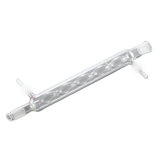 Glass Allihn condenser with removable hose