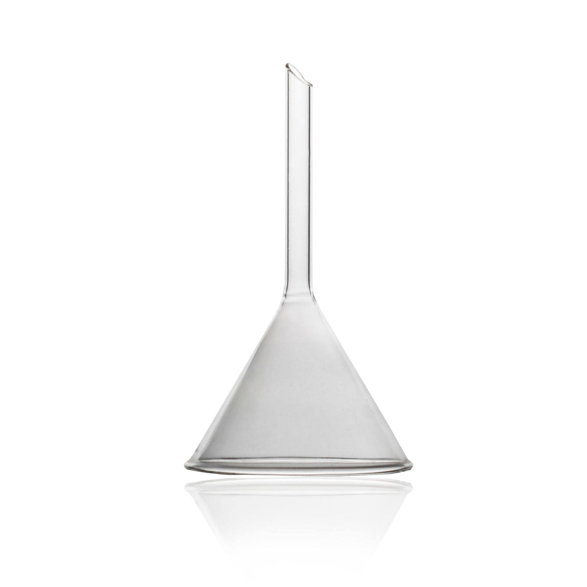 Glass Plain funnel with short stem