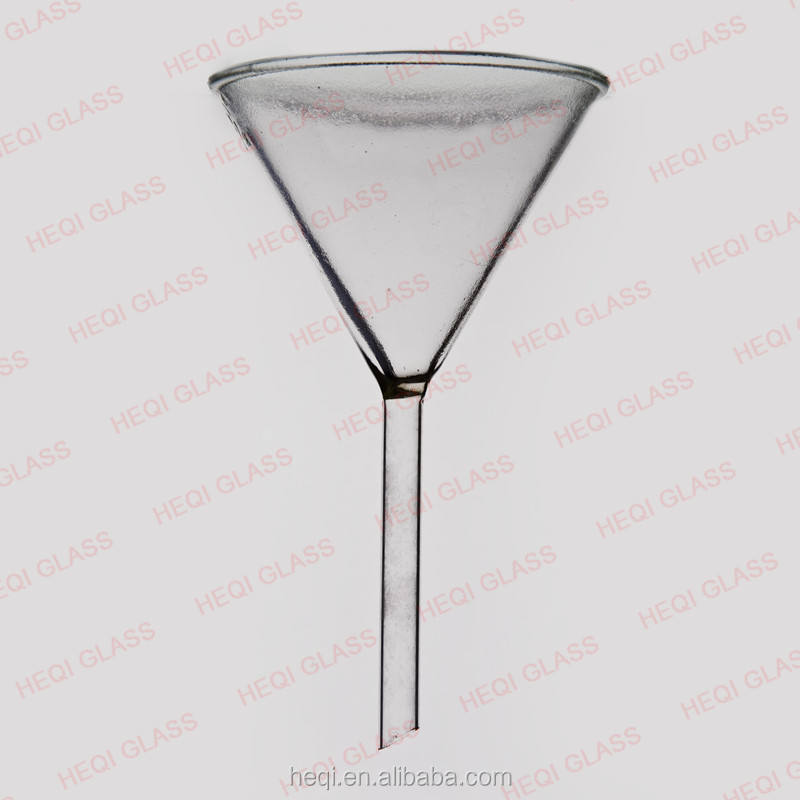 Glass Plain funnel with short stem