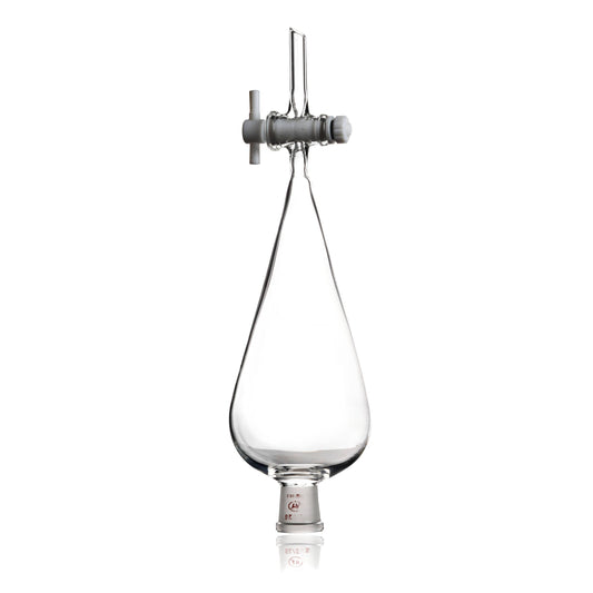 Pear-Shaped Separatory Funnel with PTFE Stopcock (30-2000ml)
