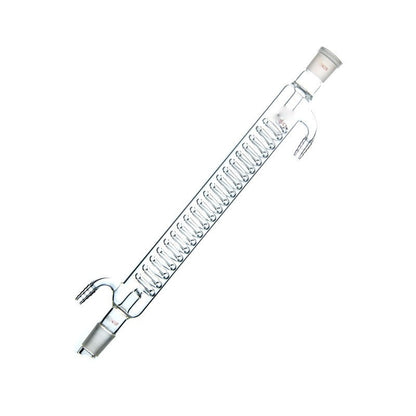 Spiral condenser with removable hose connections