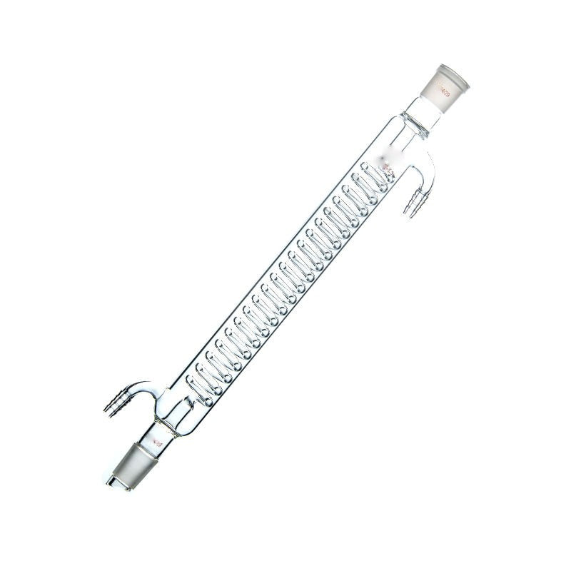 Spiral condenser with removable hose connections