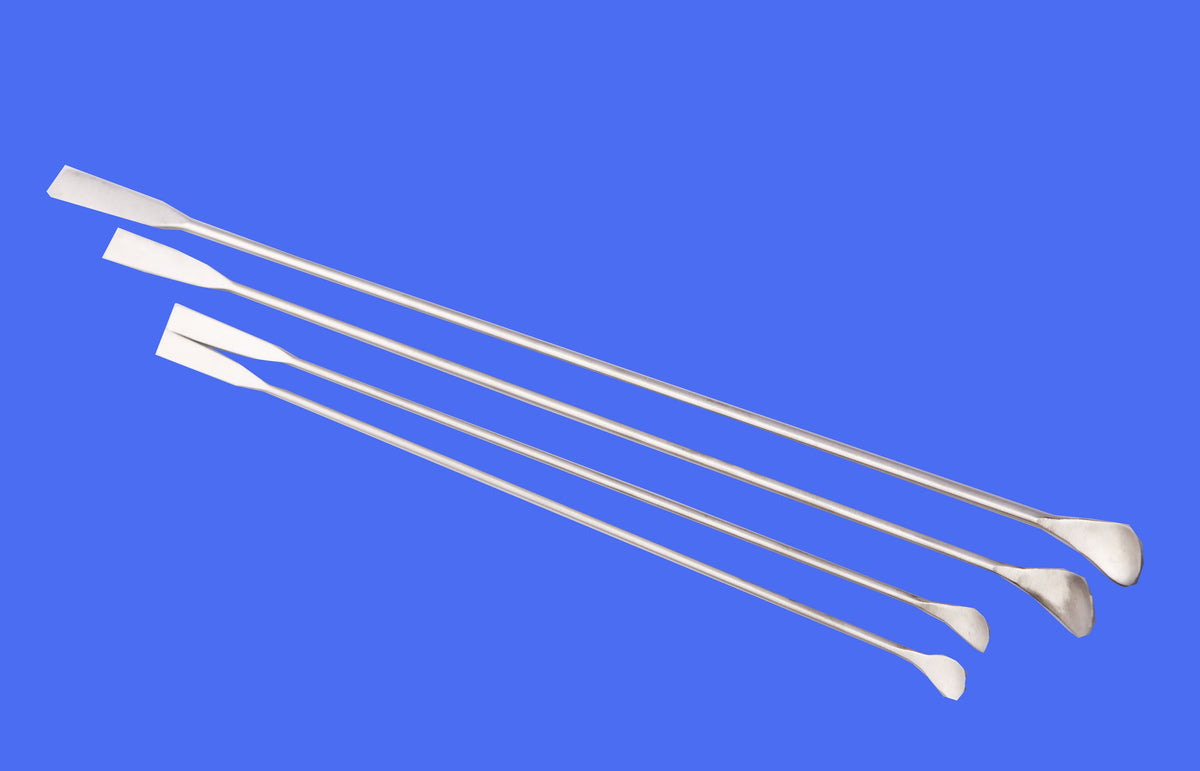 Stainless steel lab spatula