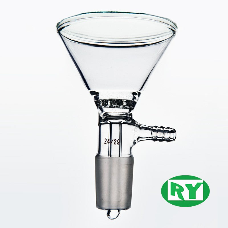 Filter funnel with fritted disc