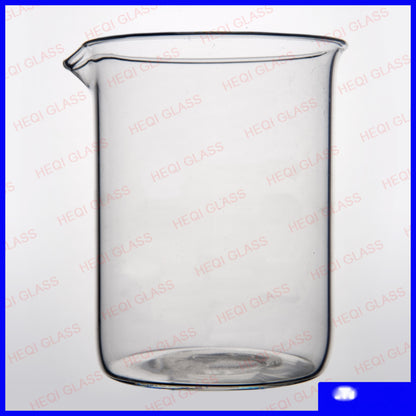 Quartz glass beaker without graduation