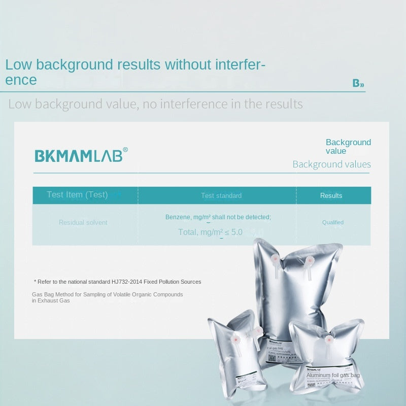Biological Gas Sampling Bags with Single/Double Valve Aluminum Foil 6*8cm Size Customizable Support