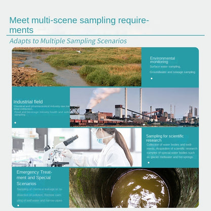High Accuracy Stainless Steel Telescopic Rod Water Quality Sampler Groundwater Sampling Tube Well Wa