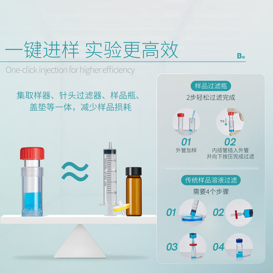 Biological Sample Filter Bottle PP Transparent Brown 0.22/0.45m China