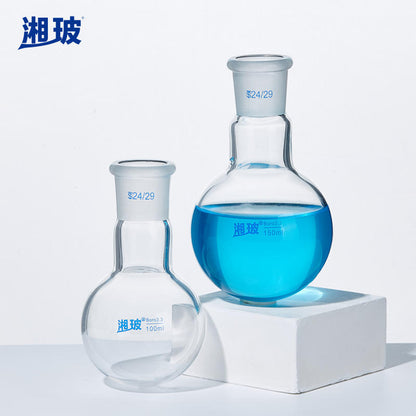250ml/500ml/1000ml Boro Glass Flask Experimental Round Flat Bottom Flask