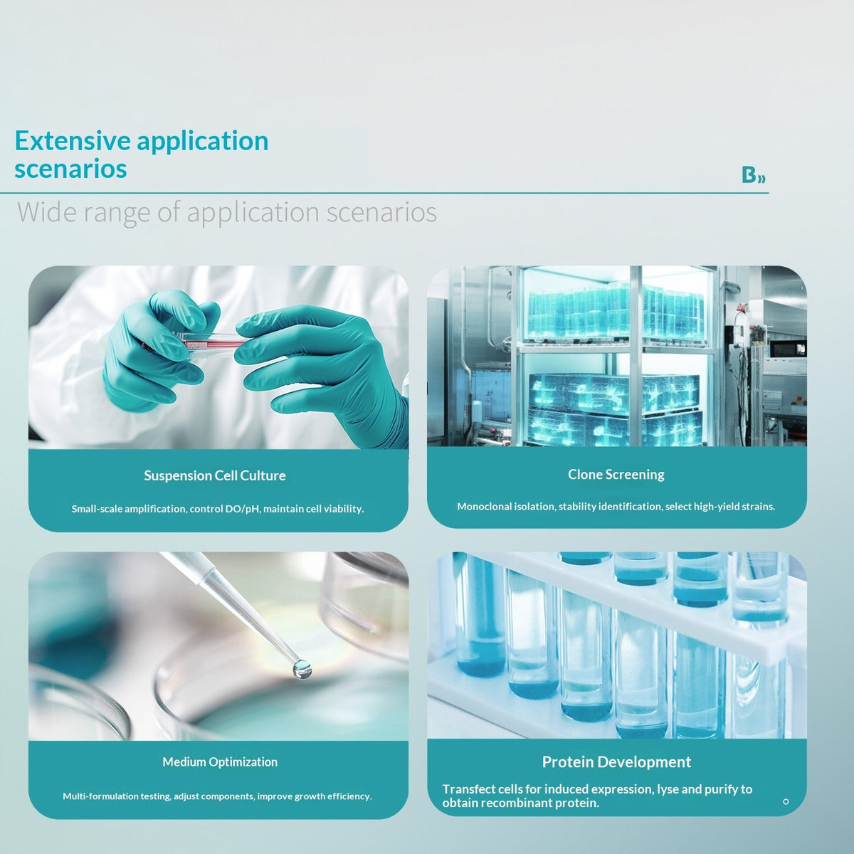 Bio-reaction Tube Suspension Cell Culture Antibacterial Breathable Filter Membrane Cap 50ml Bio-reac