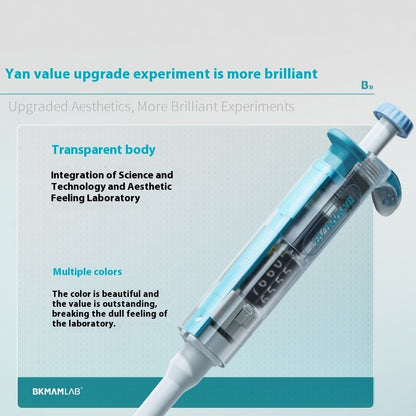 Bio-Transparent Manual Plastic Pipette Single-Channel Micro-Adjustable Full Autoclavable Pipette Qua