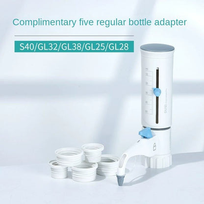 Beijing Dalong Plastic Bottle Mouth Dispenser Quantitative Pipette Doser 50ml Laboratory Adjustable 