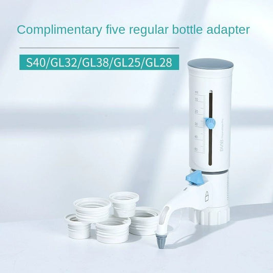 Beijing Dalong Plastic Bottle Mouth Dispenser Quantitative Pipette Doser 50ml Laboratory Adjustable 