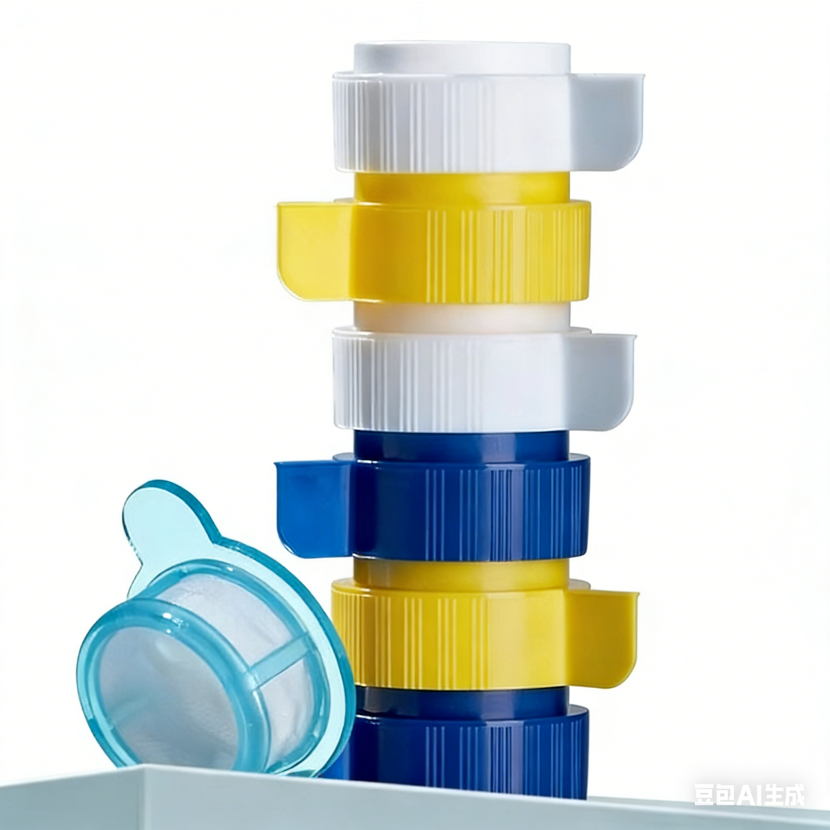 Cell Sieve & Experimental Cell Filter 40-100 Microns Stackable with Sterile Grinding Rod Place