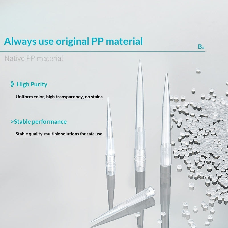 Bio-Ruining Disposable PP Pipette Gun Tip Bag Boxed Sterilization Filter Element