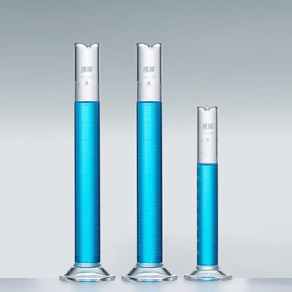 High Precision 5-2000mL Glass Measuring Cylinder Hexagonal Base for Laboratory Use OEM Customizable