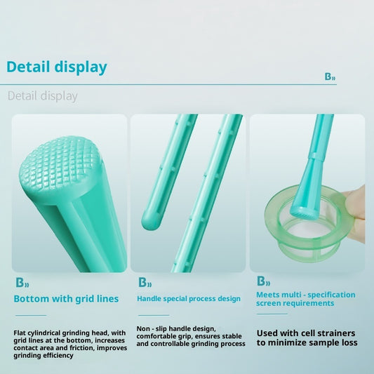 Bio Disposable Plastic Cell & Tissue Grinding Rod Pestle Individually Packaged Laboratory Sterilized
