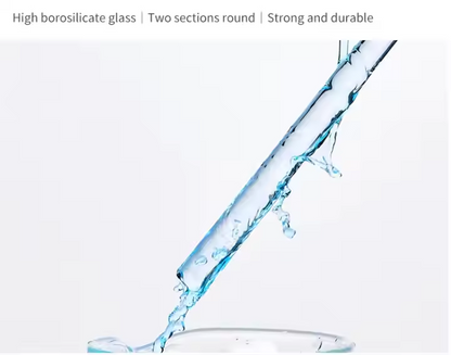 Lab Borosilicate Glass Rod Clear Stir Sticks for Glass Stirring Beakers Essential Tool for Laborator