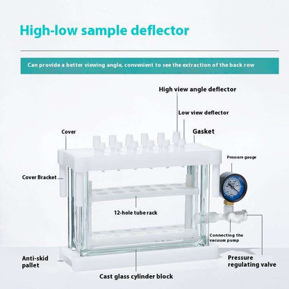 Portable Oil-Free Vacuum Pump Low-Noise Adjustable Laboratory Equipment From Supplier Lab Supplies