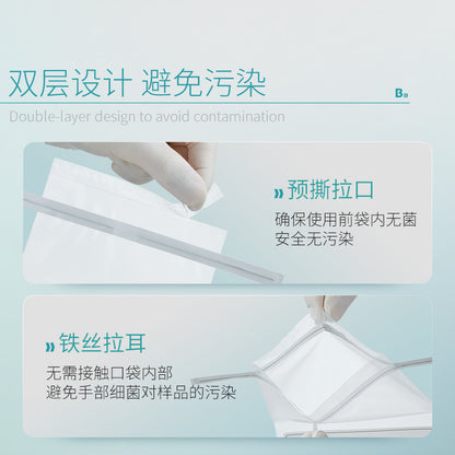 Bio-wire Homogeneous Thickened Plastic 60ml Transparent Writing Laboratory Water Sample Collection B