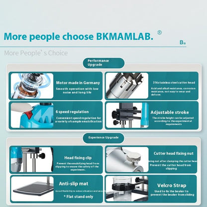 Manufacturer Large Capacity Laboratory Emulsifier Homogenate High-speed Shear Biological Homogenizer
