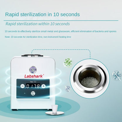 Glass Bead Sterilizer Metal 1000w High Temperature Rapid Sterilization Laboratory Small Ware Tweezer
