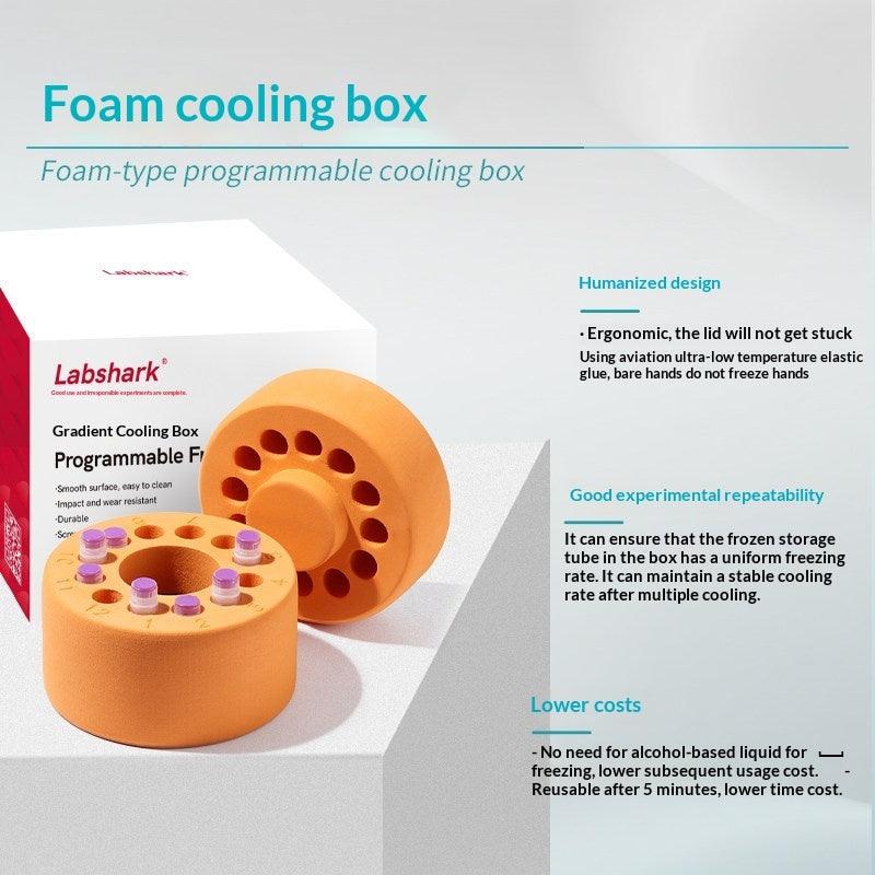 Programmable Cooling Box For Cell Cryopreservation Liquid Nitrogen Storage 2ml/5ml Capacity 12/18 Ho