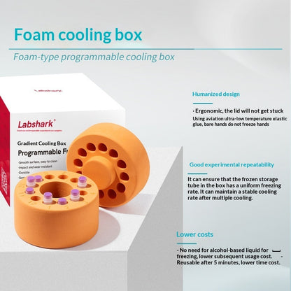Programmable Cooling Box For Cell Cryopreservation Liquid Nitrogen Storage 2ml/5ml Capacity 12/18 Ho