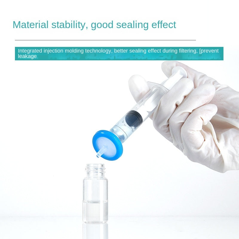 Biological Disposable Sterile Syringe Filter 0.22 0.45um PES Nylon Organic Hydrophilic Membrane Bact