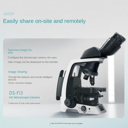 Gd800 Three-eye Biological Microscope Professional-grade Led Light Source Ip65 4k Digital Display - 