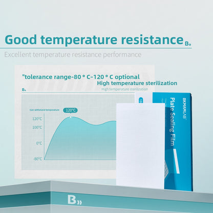 Biological Fluorescent Quantitative PCR Sealing Film Optical Pressure Sensitive 96/24/48-Well PCR Se