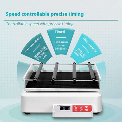 10mm Stainless Steel Laboratory Oscillator 220V Horizontal Reciprocating Rotary Plate Shaker Speed L