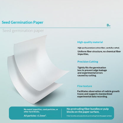 Lab Biological Seed Germination Box ABS Material 12125.4 cm 131912 cm for Wheat Corn Vegetables Flow