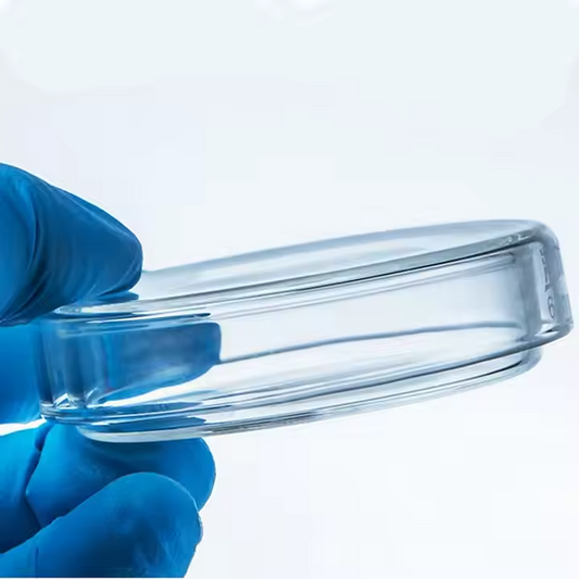 Low Priced 90mm Clear Glass Petri Dish For Laboratories Round Laboratory Glassware