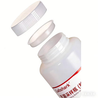 High-sealing Sterile HDPE/PP/PE Plastic Sampling Bottles with Sodium Thiosulfate Various Capacities 