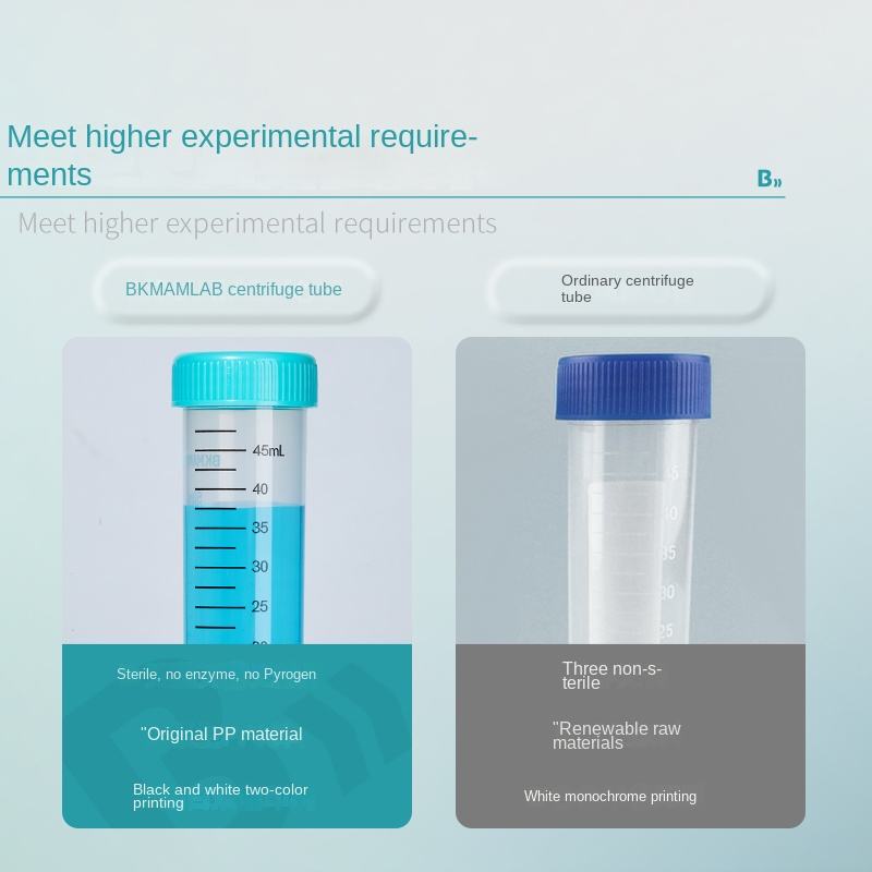Biological Sterile Plastic Micro Centrifuge Tubes Disposable Laboratory Sterilized