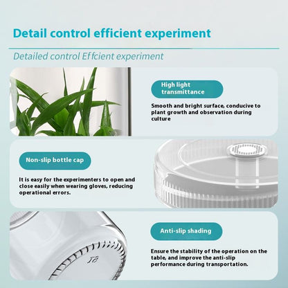 High-temperature Resistant High-pressure Wide Mouth Glass Bottle For Yogurt Strain Plant Tissue Cult