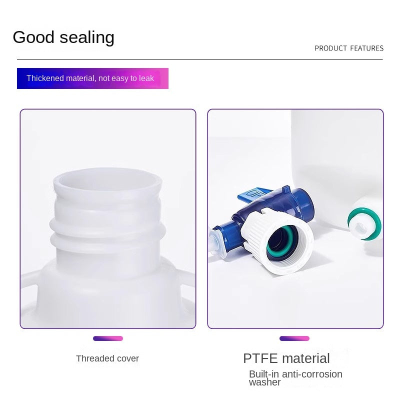 Plastic Drain Storage Bucket HDPE PP Material 5L-25L Distillation Pure Water Lower Bottle