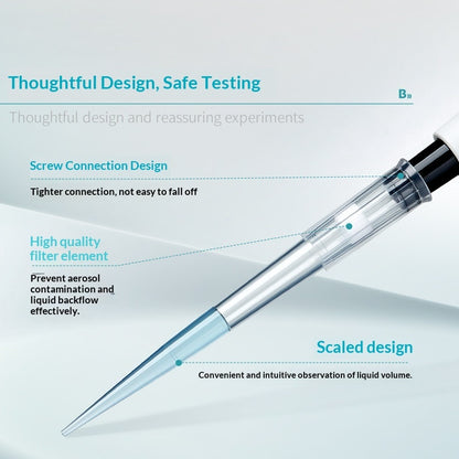 Biological Boxed Disposable Pipette Tips 10ul 200ul 1000ul Sterile Enzyme-Free Filter Core Daelim fo