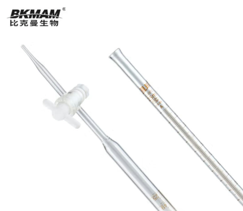 Premium High Borosilicate Glass Burette for Accurate Lab Supply Measurements