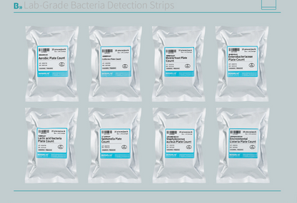 Lab Grade Bacteria Detection Strip: Aerobic/coliforms/mold Yeast/enterobactericeae/lactic Acid Bacte