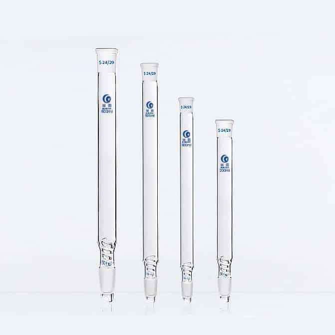 Hemple Distilling columns, length 200 mm to 1000 mm