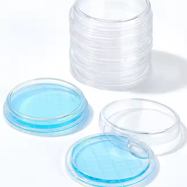 Transparent 55mm Rodac Plate with Lid Lab Consumables for Petri Dishes