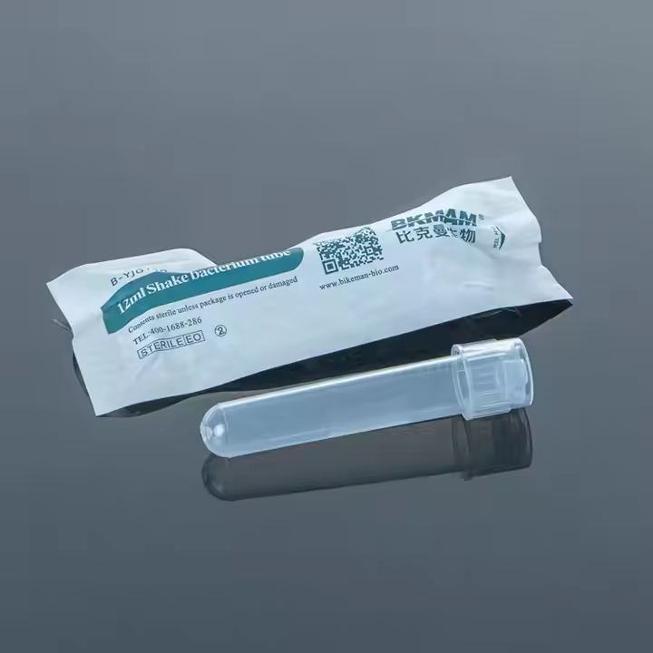 Individual Wrapped 12ml Plastic Cell Culture Tube Sterile Dual Position Lid Lab Supply Product