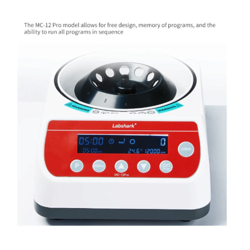 High-Speed Low-Noise Laboratory Mini Micro Centrifuge-Portable Timing Handheld Device