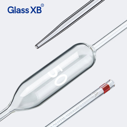 Thickened Borosilicate Glass Pipette with Graduated Scale Translucent Design 10-100ml Borosilicate G