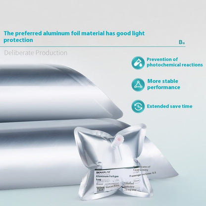 Single Double Valve Gas Collection Bag 0.1-15l Biological Aluminum Foil Laboratory Gas Bag Whole Box