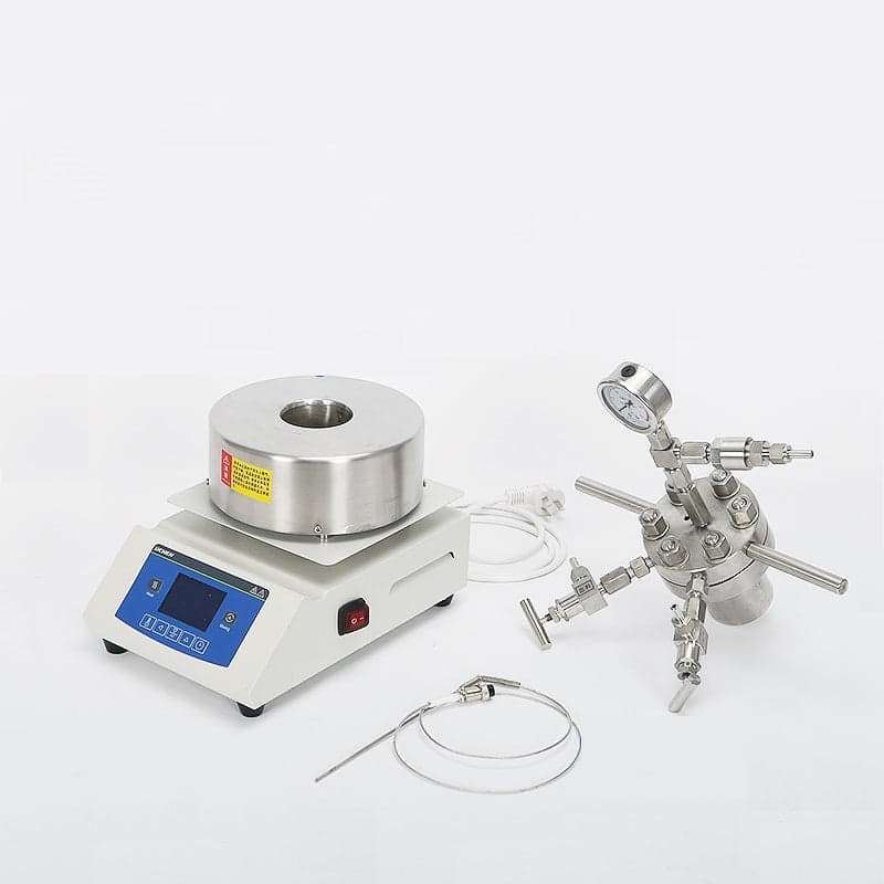High pressure reactor with magnetic stirrer, capacity 50-500 ml