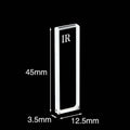 IR quartz Micro cuvettes with PTFE lid, 2 clear windows