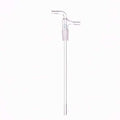 Inlet tube with joint and vacuum take-off, length 200 mm